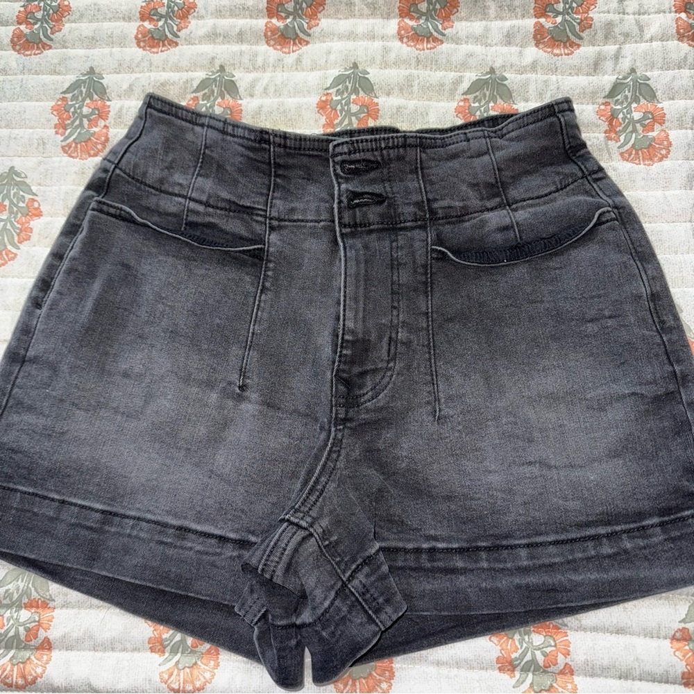 High Waist Denim Shorts